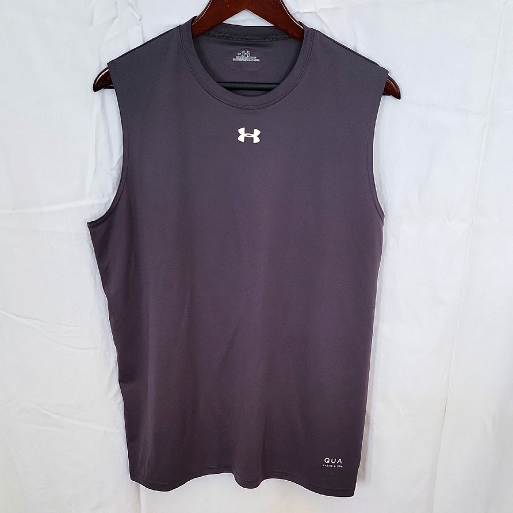 Under Armour Men's Gray Sleeveless Shirt
